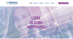 Desktop Screenshot of bethanien-stiftung.de